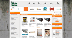Desktop Screenshot of okbuvmateriali.lv